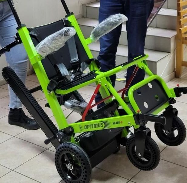 Testowaliśmy nowy sprzęt w zasobach MOPR - schodołaz