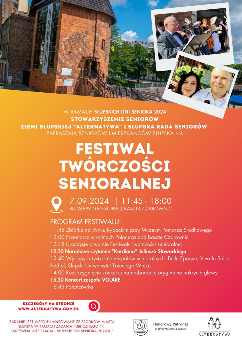 Zapraszamy na Festiwal Twórczości Senioralnej