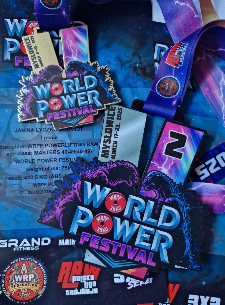 Zdjęcie medali Janiny Łyczko Schmidt