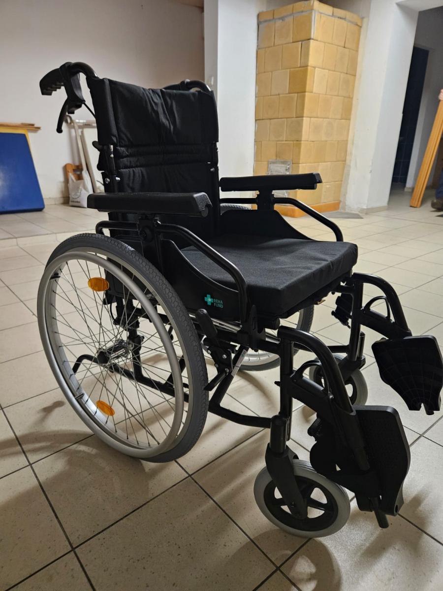 Podziękowania dla Pani Małgosi za przekazanie wózka inwalidzkiego