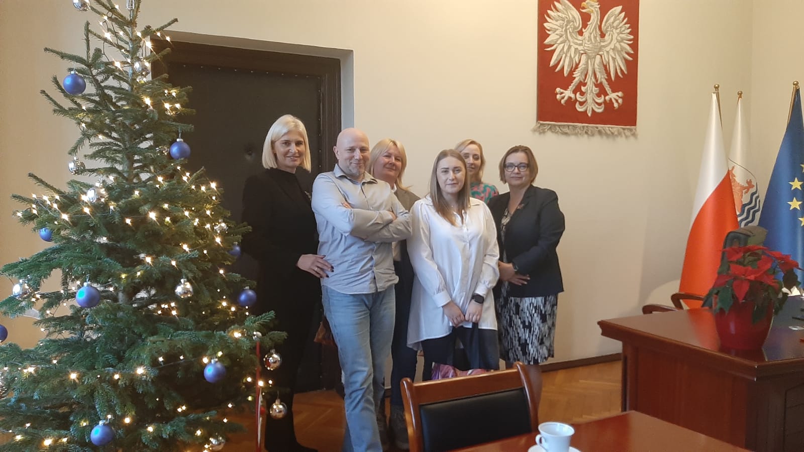 Spotkanie władz miasta z pracownikami socjalnymi naszego Ośrodka