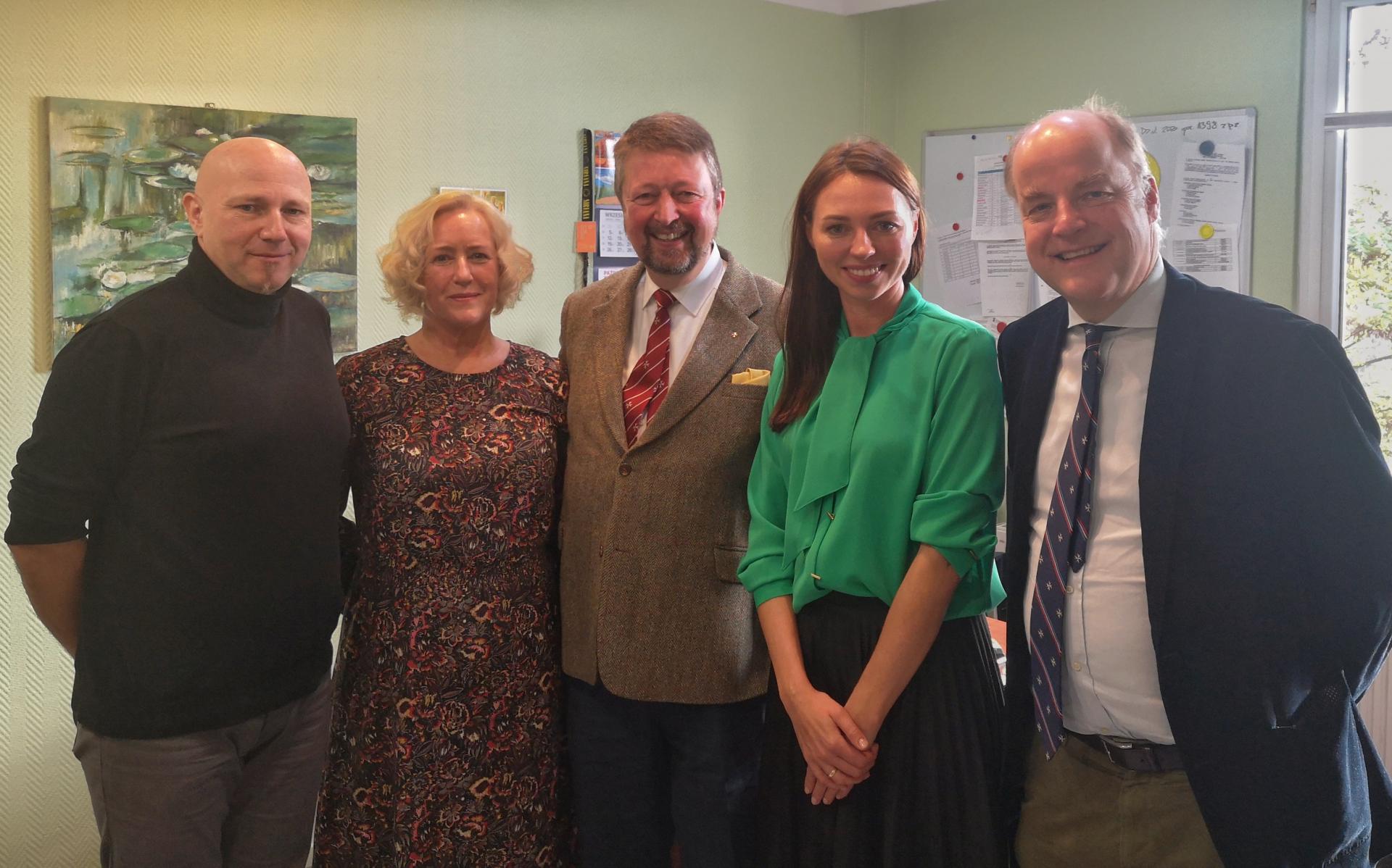 Wizyta przedstawicieli Joannitów w MOPR