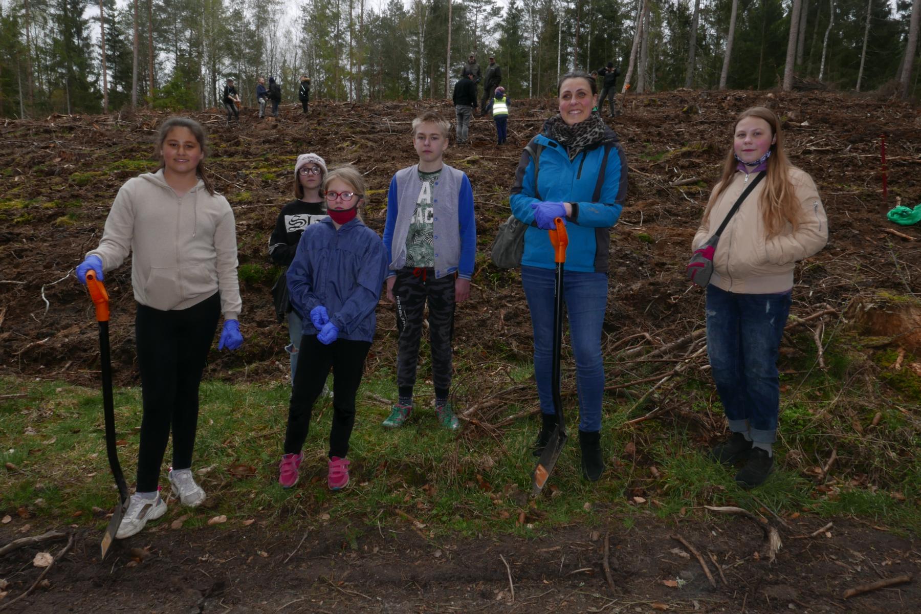 Nasi podopieczni posadzili 
