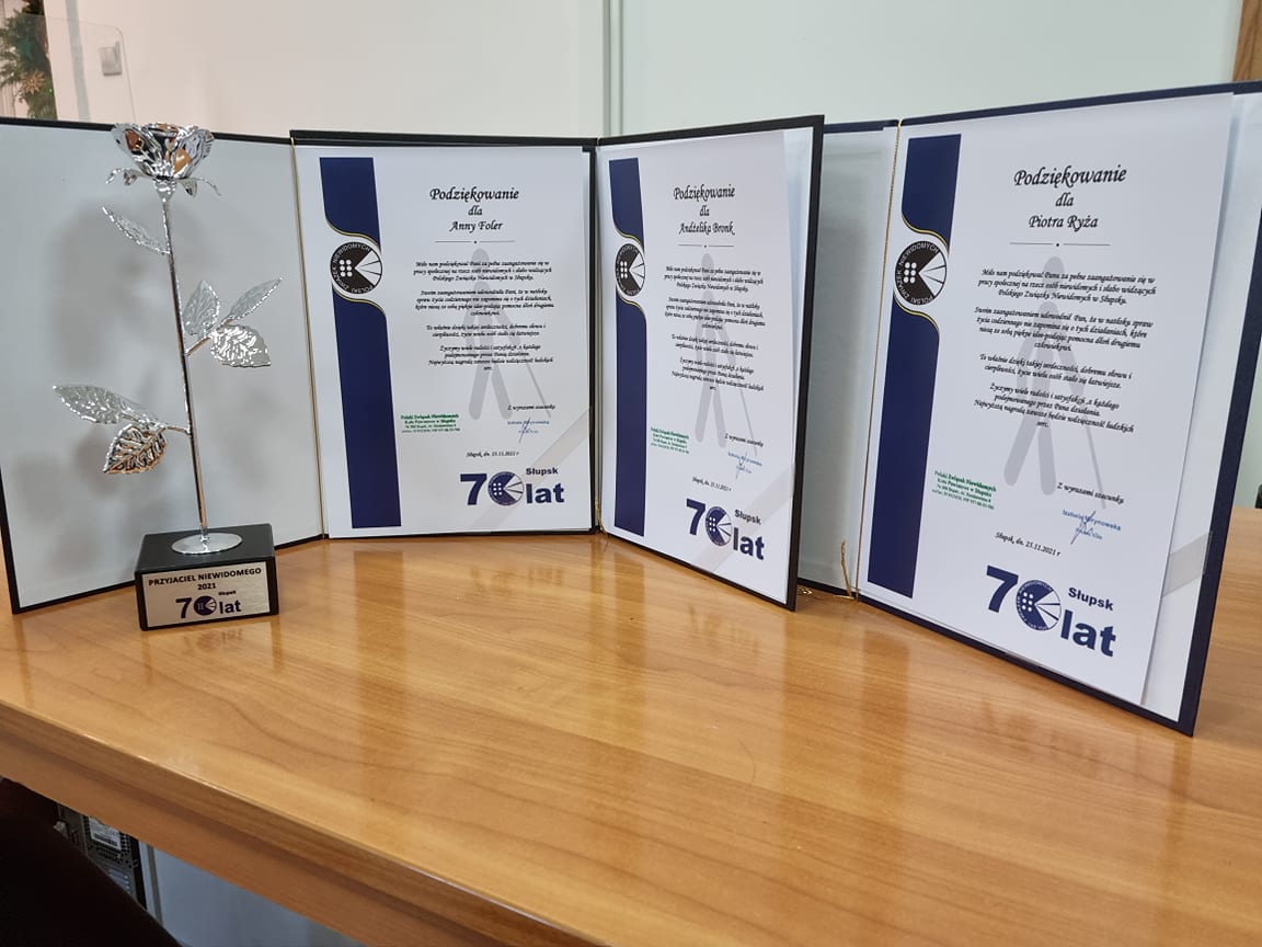 Wyróżnienie dla naszych pracowników z okazji 70 lat istnienia PZN