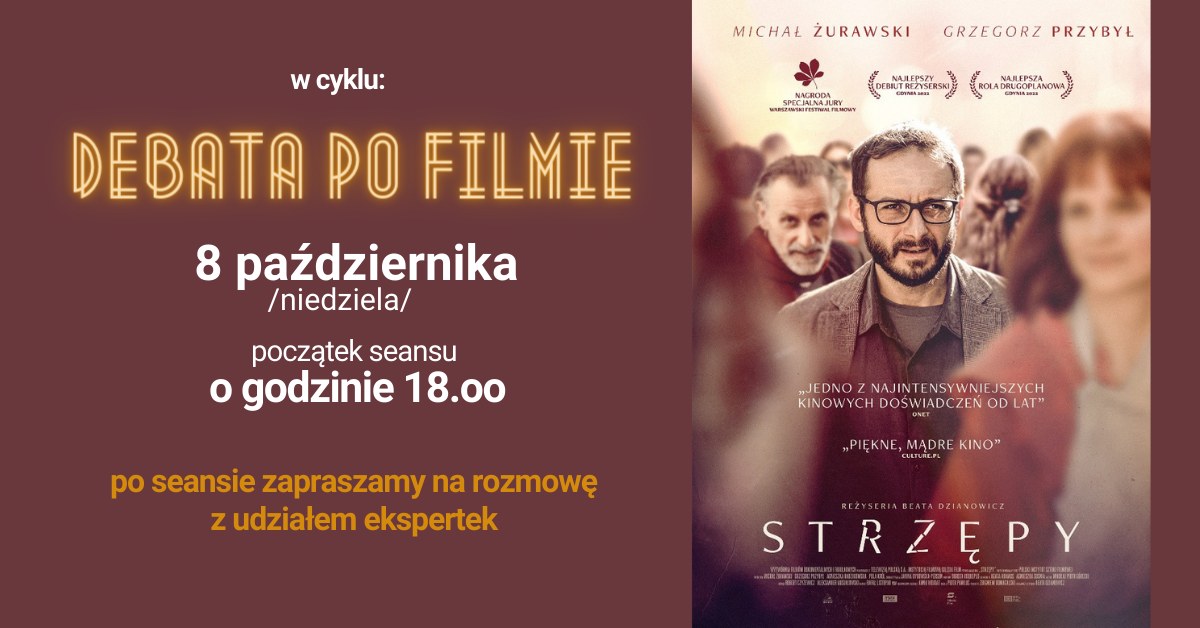 Zapraszamy na seans filmowy do kina Rejs połączony z debatą z widzami