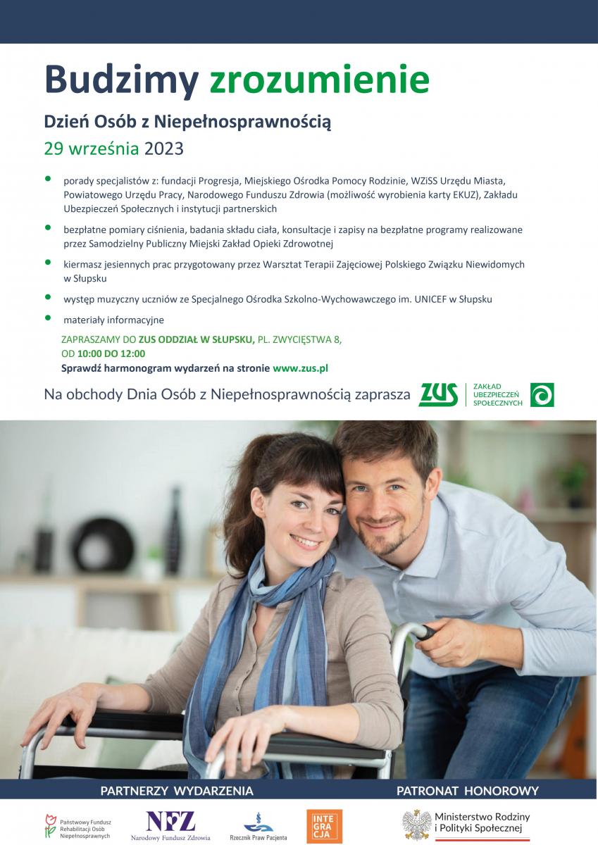 Zapraszamy na obchody Dnia Osób z Niepełnosprawnością - 29 września