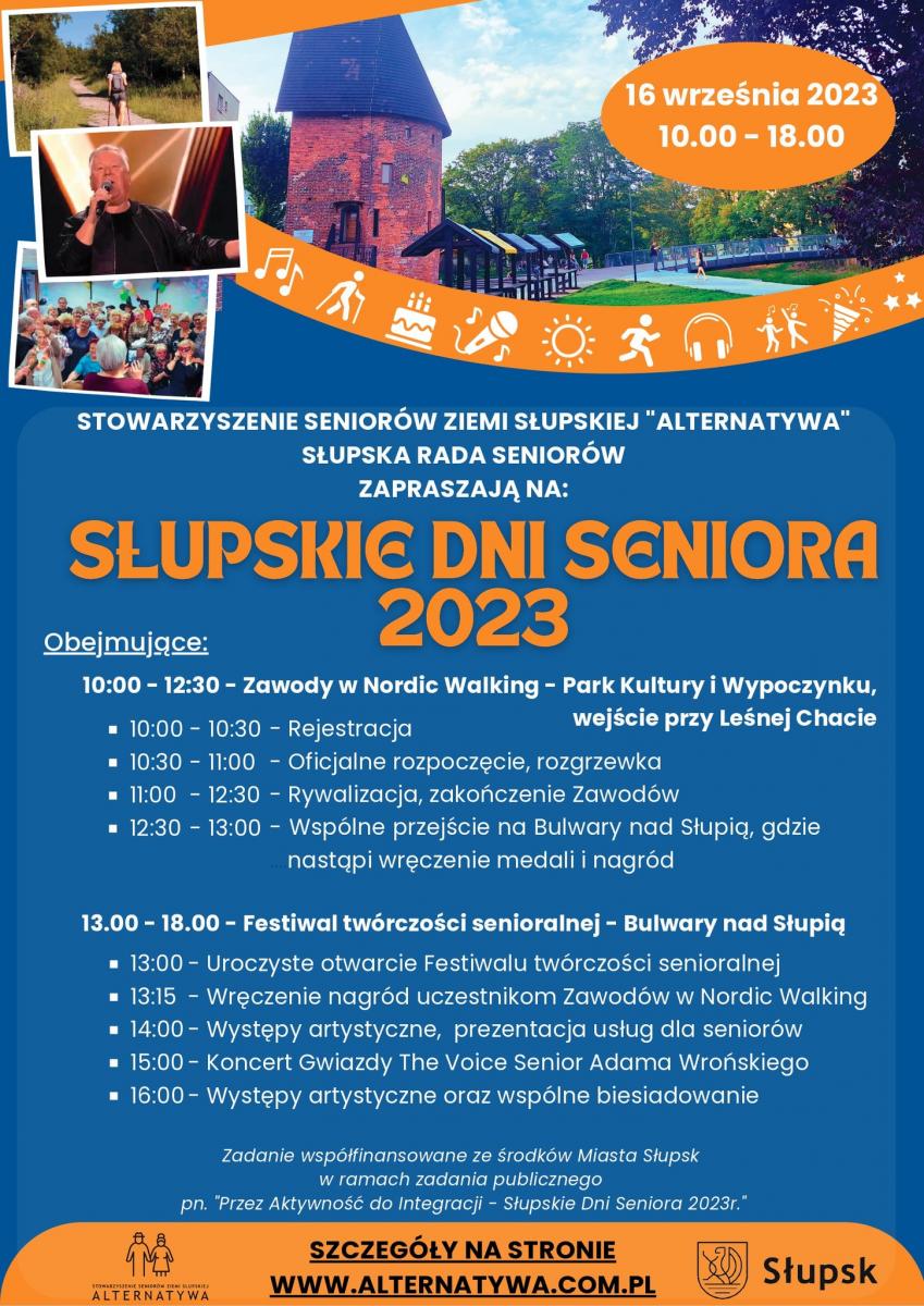 Zapraszamy na Dni Seniora - 16 września br. na słupskich Bulwarach