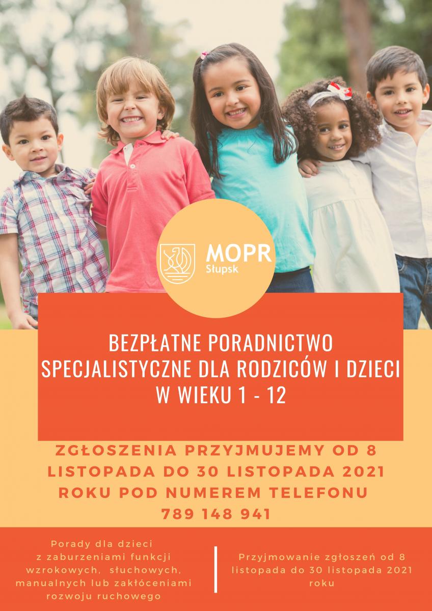Bezpłatne poradnictwo specjalistyczne dla dzieci i rodziców