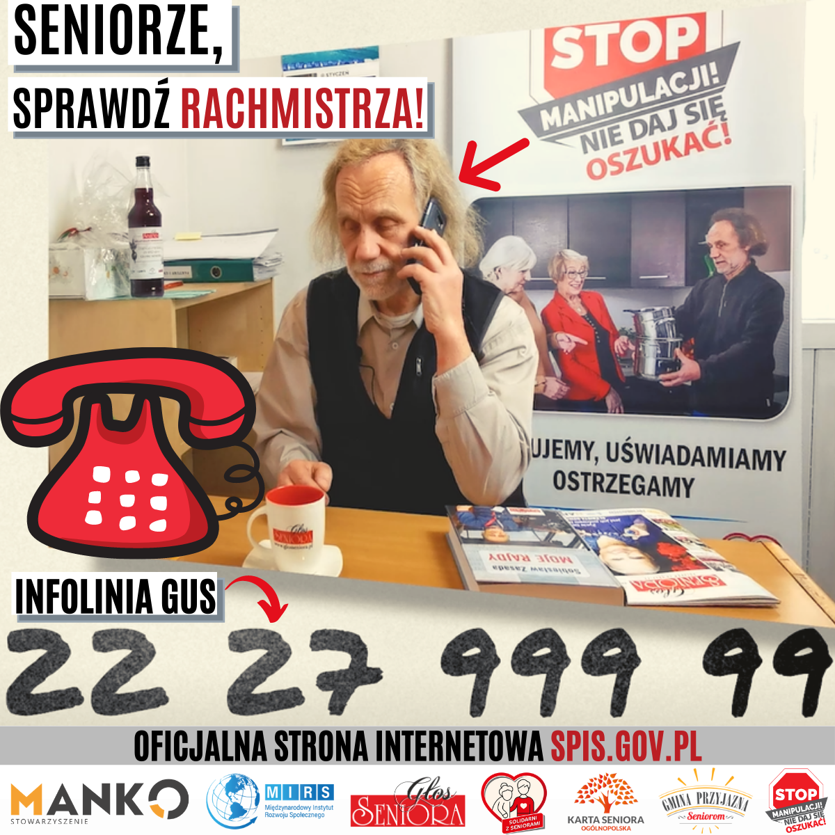 Seniorze, sprawdź rachmistrza