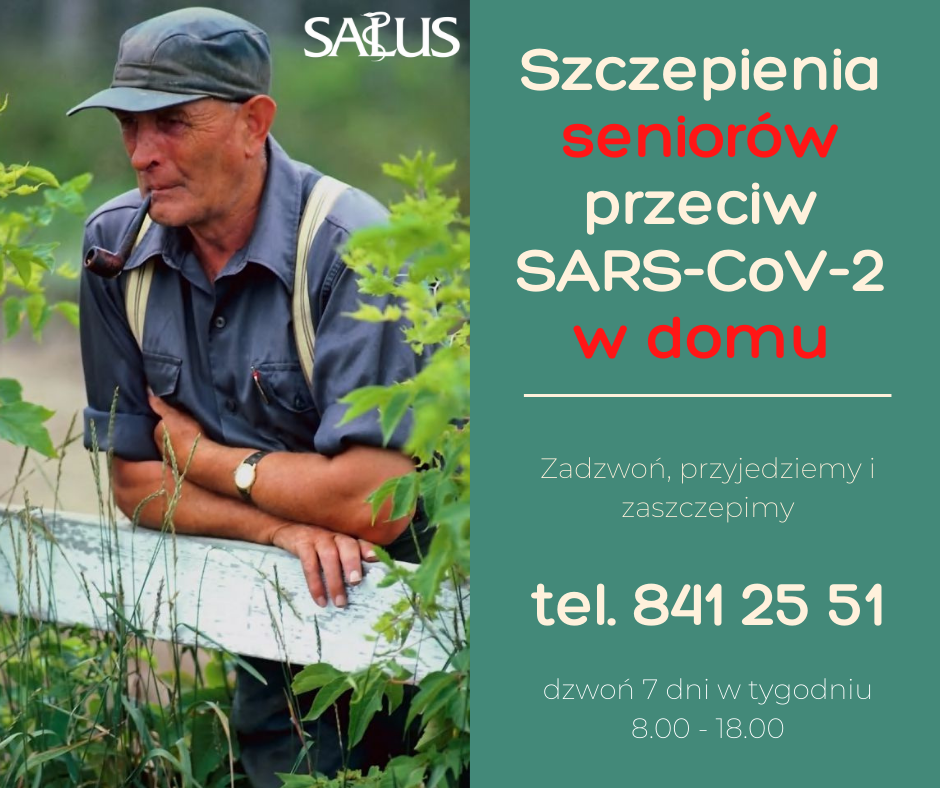 Seniorzy mogą zaszczepić się bezpłatnie w miejscu zamieszkania.