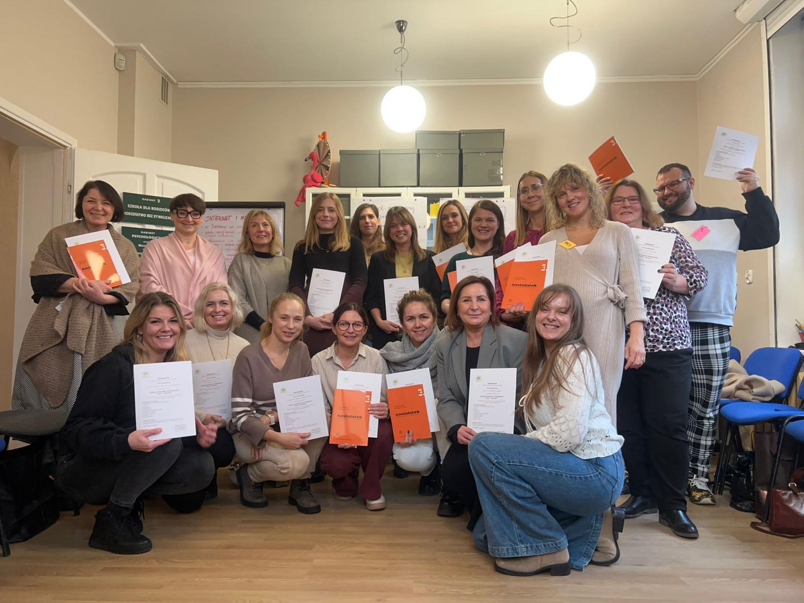 Grupa szkoleniowa - Szkolenie realizator&oacute;w &raquo;Szkoła dla Rodzic&oacute;w&laquo; &ndash; III moduł