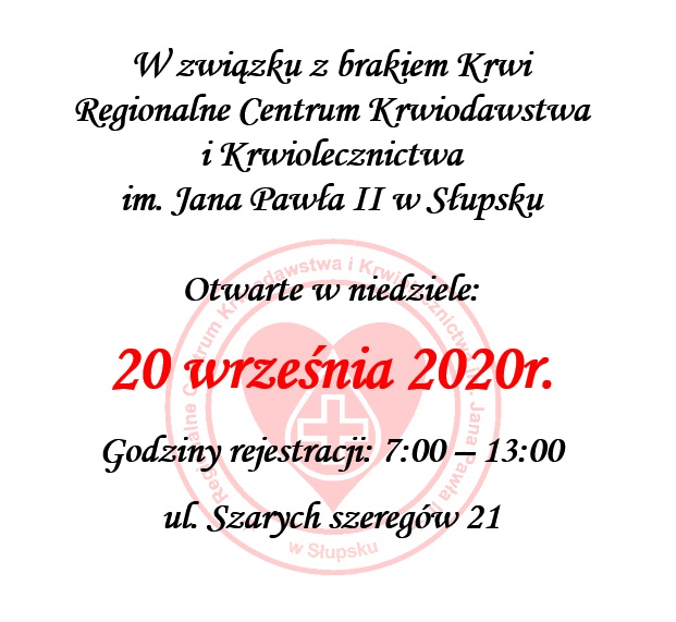 Każda kropla krwi na wagę złota